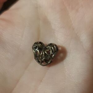 Silver Pandora Mom Heart Charm